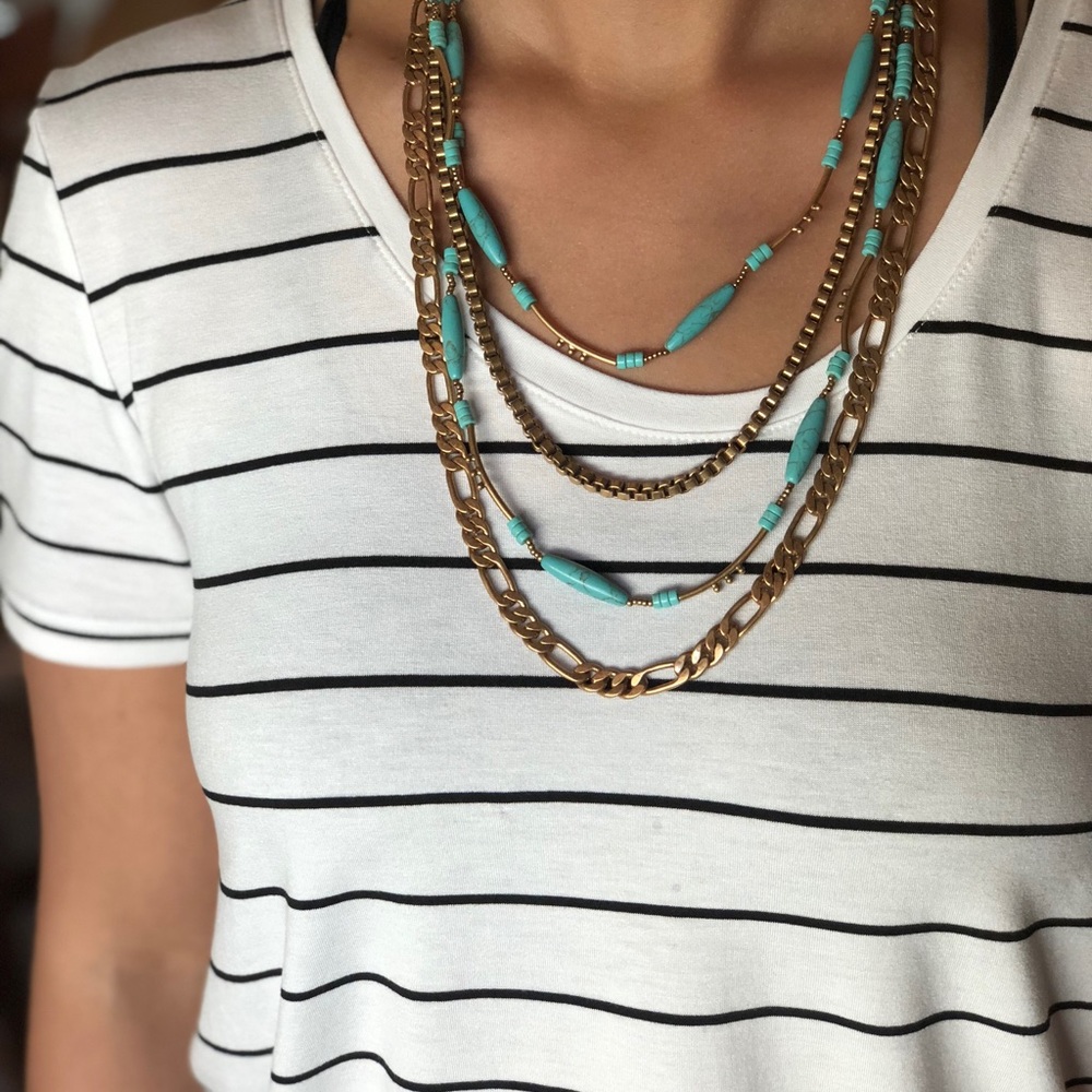 Silpada Toes in the Sand Necklace (modified)